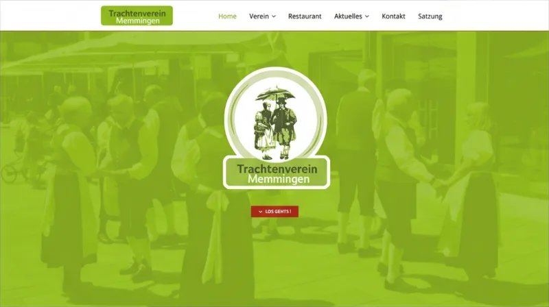 Website des Trachtenvereins Memmingen